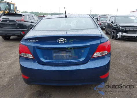 2015 Hyundai Accent Gls from USA, damaged, VIN KMHCT4AE6FU840917